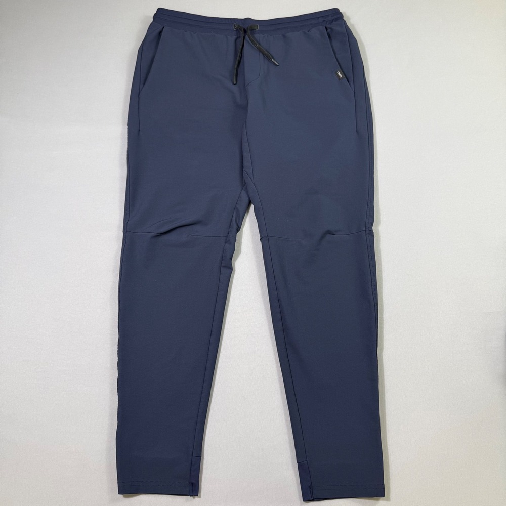 UNRL Apex Pants Mens Large Navy Blue Tapered Athletic Golf Joggers 4-Way Stretch